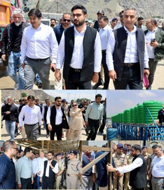 DC Srinagar, SMC Commissioner visit Yatra Transit Camp Pantha Chowk; Conduct onsite review of preparedness, arrangements for smooth, seamless conduct of annual pilgrimage